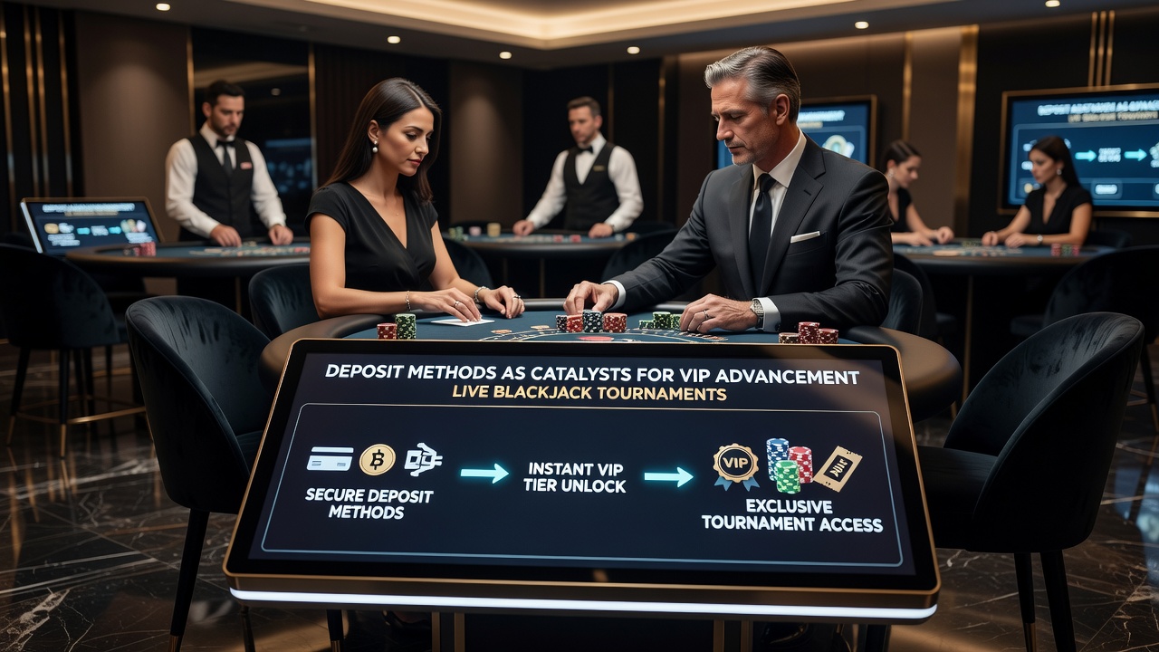 VIP-Aufstieg durch verschiedene Einzahlungsmethoden in Blackjack-Turnieren