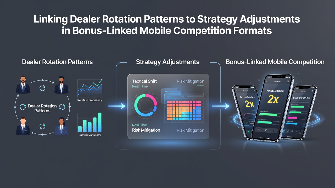 Dealer-Rotationsmuster in mobilen Blackjack-Wettbewerben