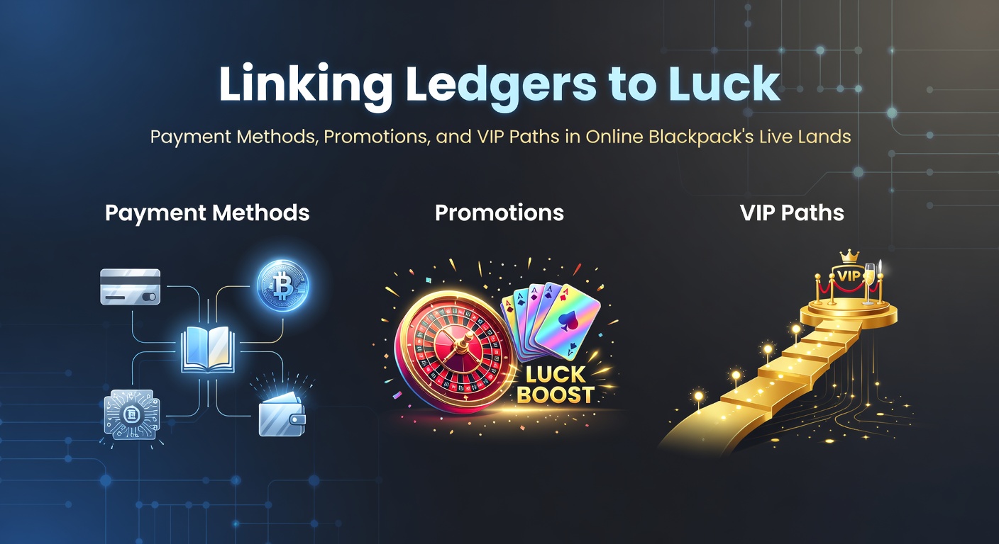 VIP-Bereich eines Live-Blackjack-Studios mit Promotion-Bannern und Zahlungsikonen